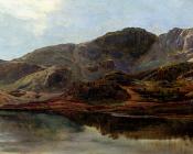 西德尼 理查德 珀西 : Landscape With A Lake And Mountains Beyond